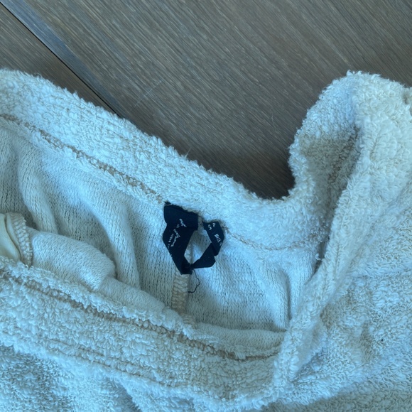 Urban Outfitters Jada Cozy Terry Soft Shorts Small Cream - Picture 5 of 5